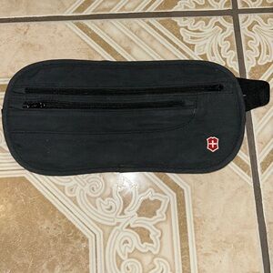 Victorinox Black Waist Bag with Red Logo